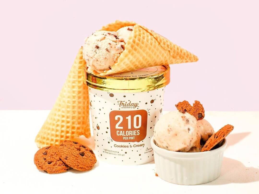 Friday Creamery punya formula sakti untuk mengurangi kandungan kalori pada es krim